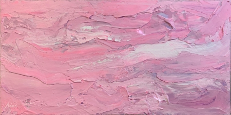 Pink Impressionist Abstract 1 by artist Felipe Adan Lerma